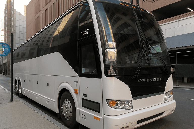 a Rio Rancho Coach Bus Service coach bus