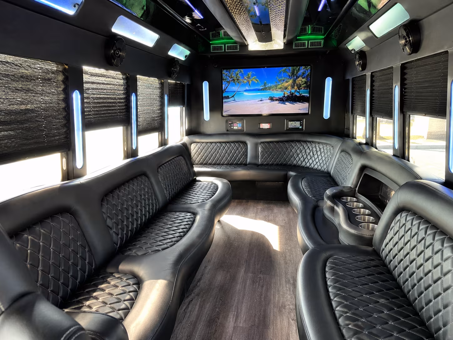 holiday party bus rental