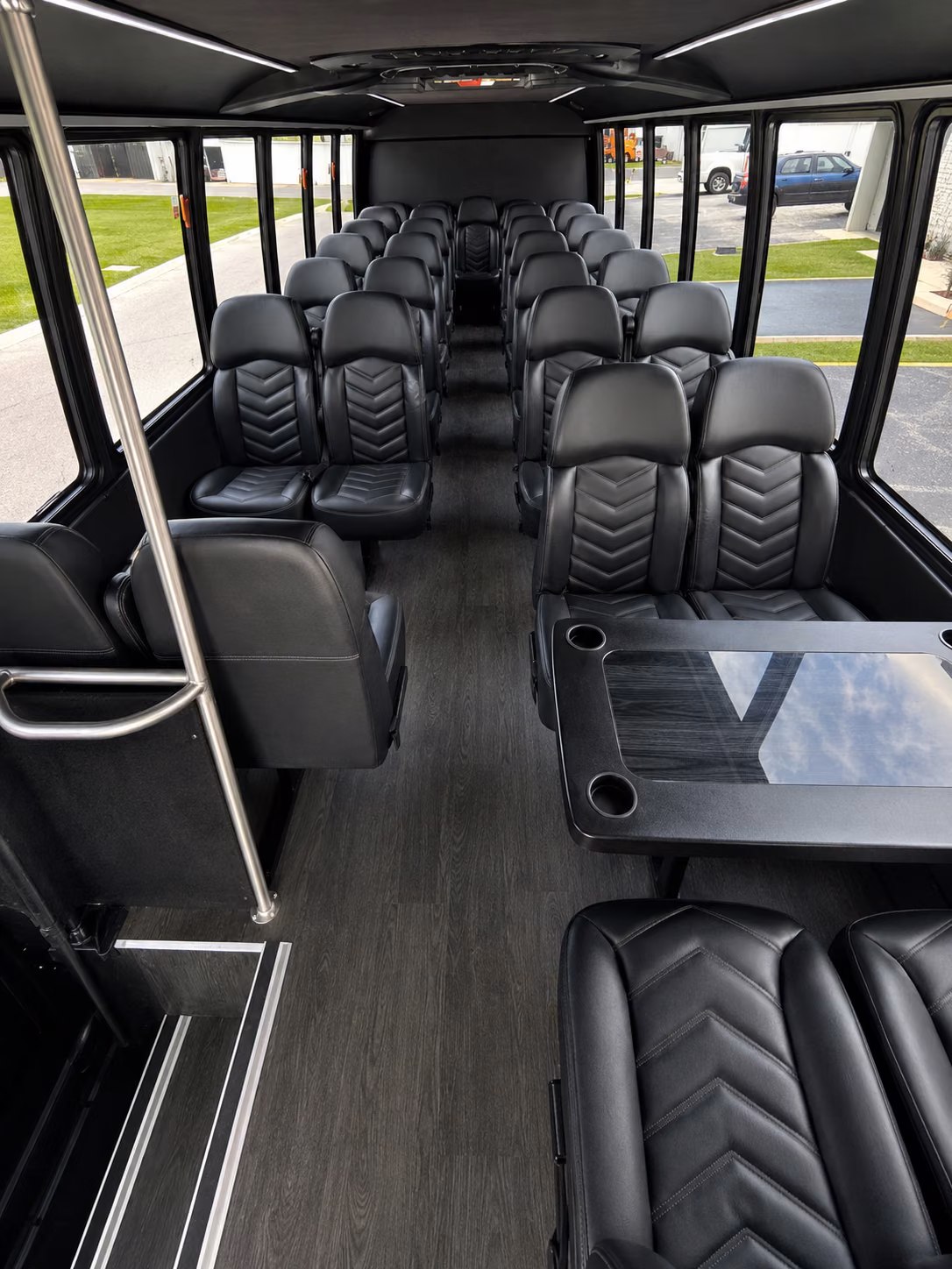 rio rancho 15 passenger minibus inside