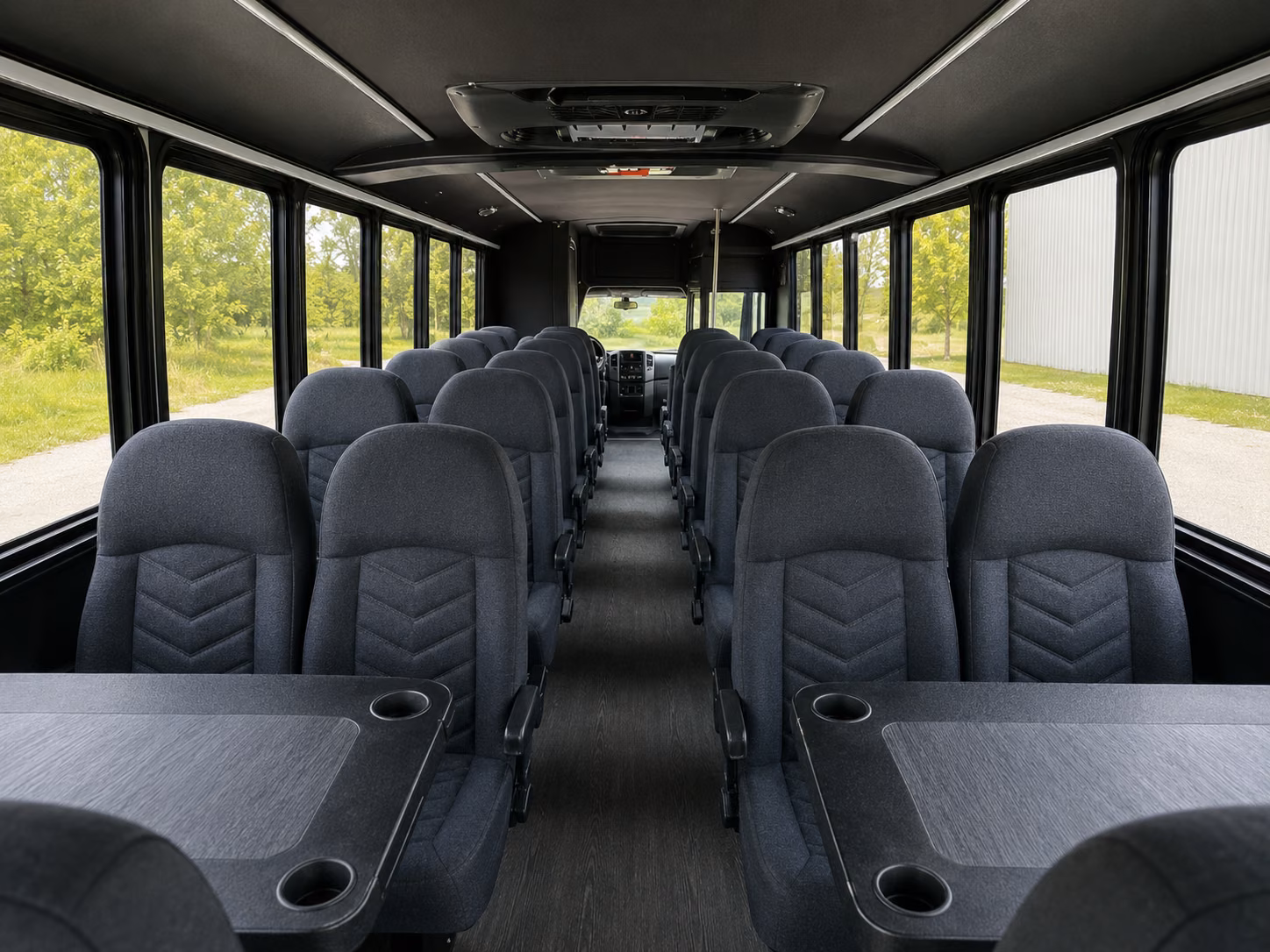 rio rancho 15 passenger minibus interior