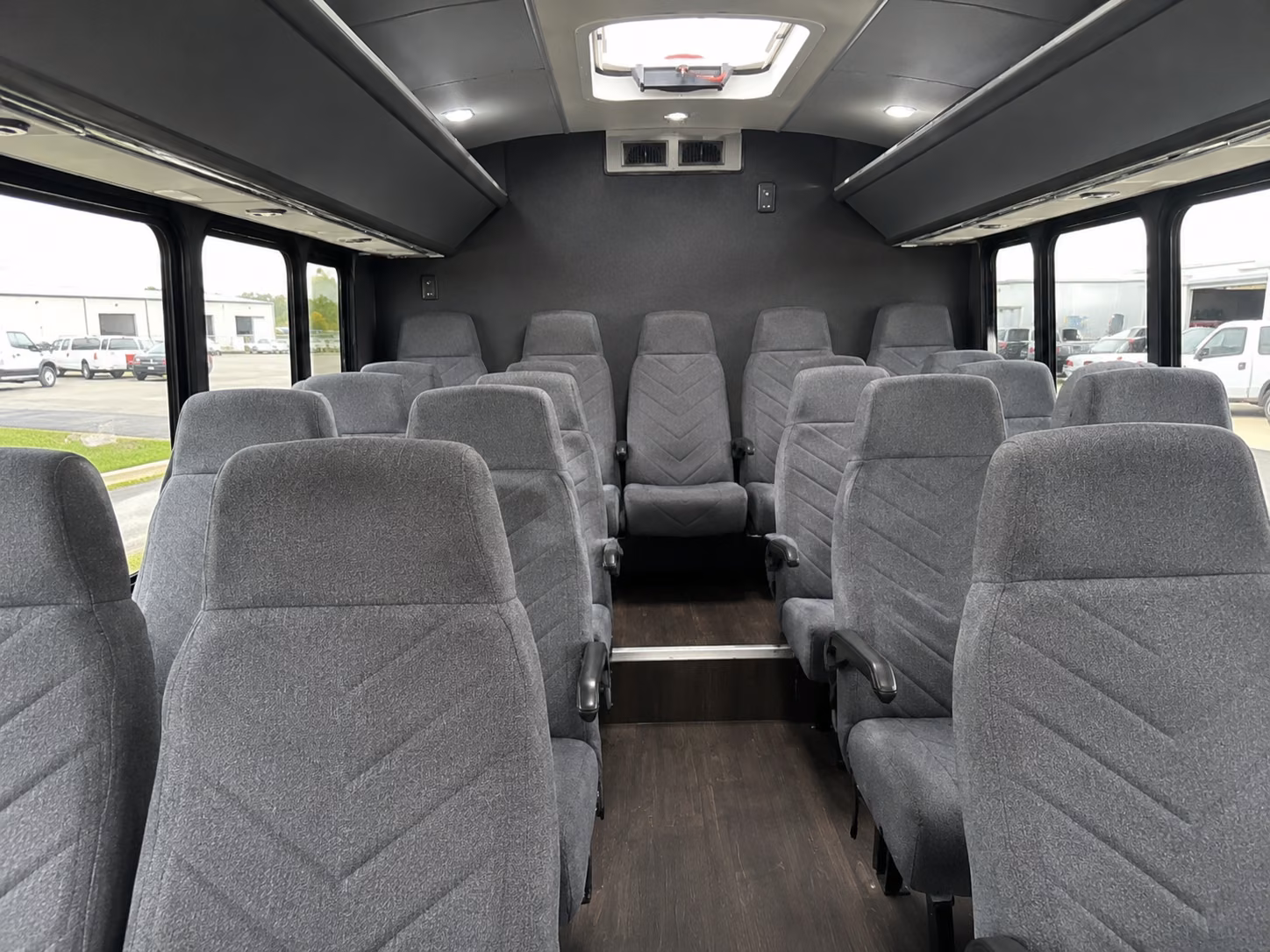 rio rancho 18 passenger minibus inside