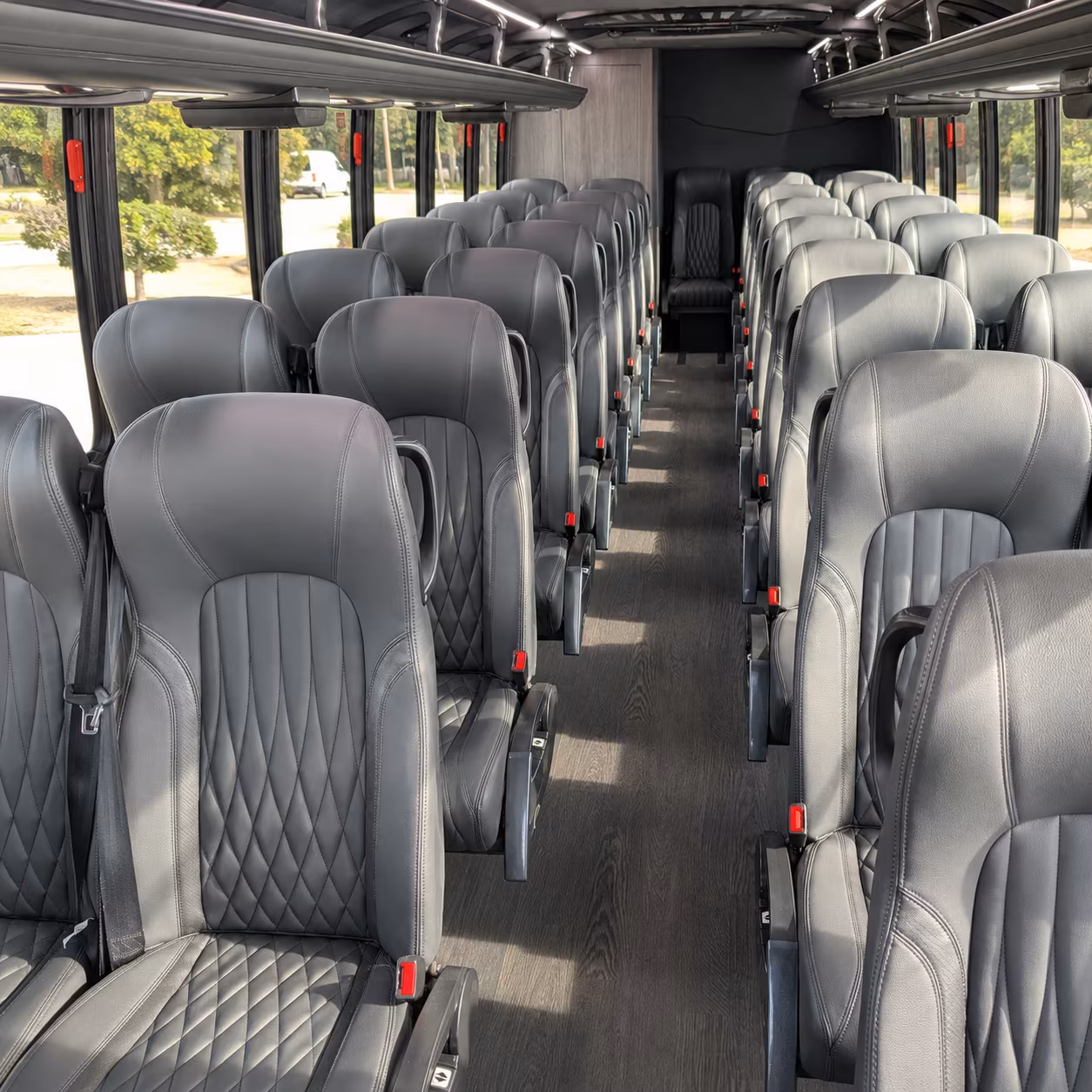 rio rancho 25 passenger minibus inside