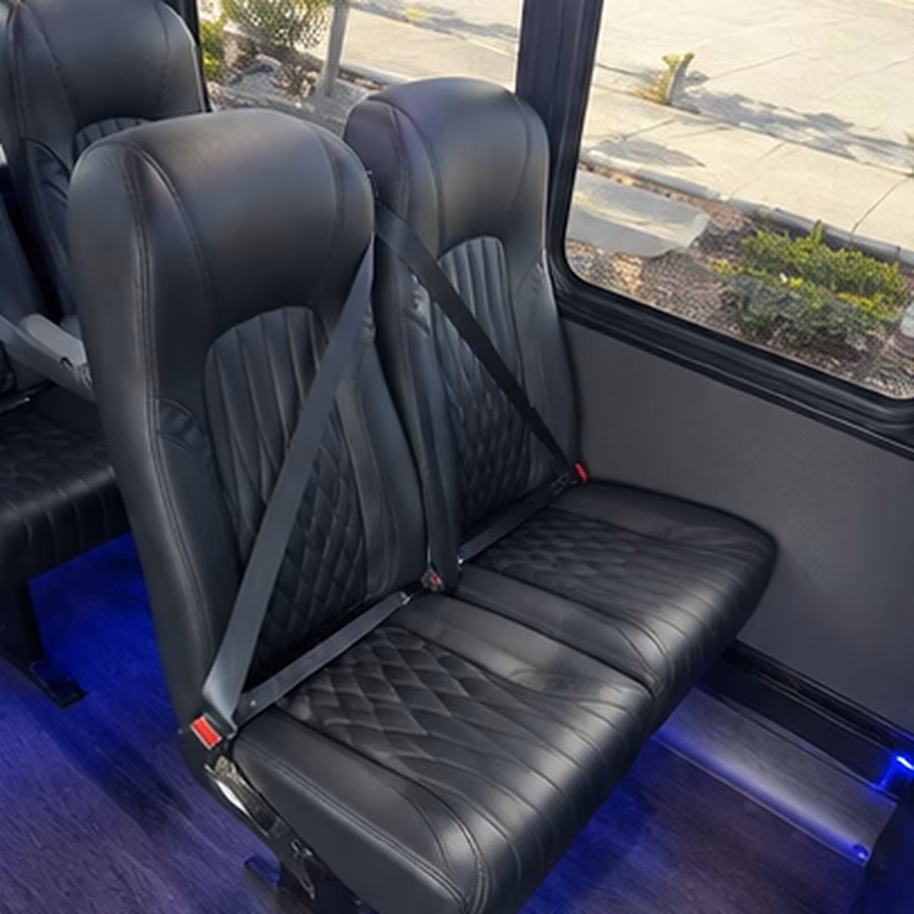 rio rancho 35 passenger minibus inside