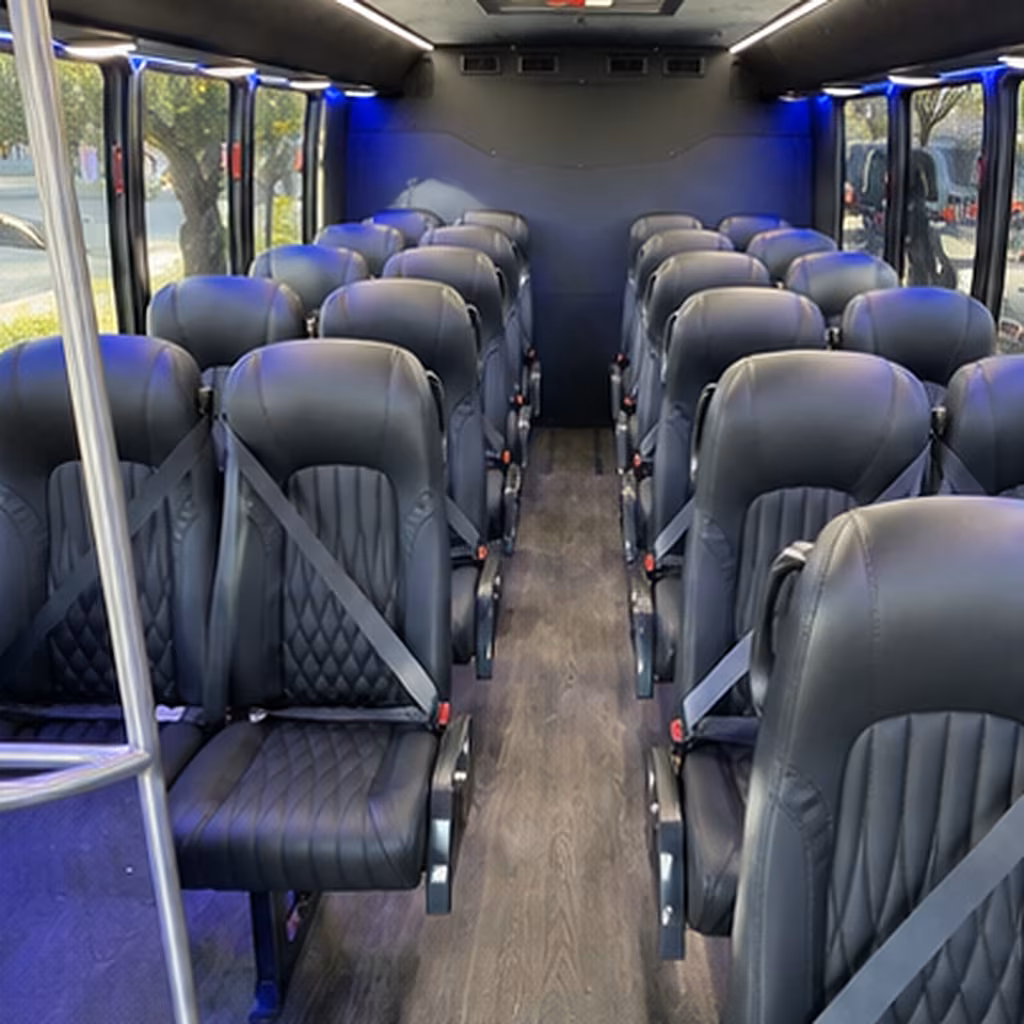 rio rancho 35 passenger minibus interior
