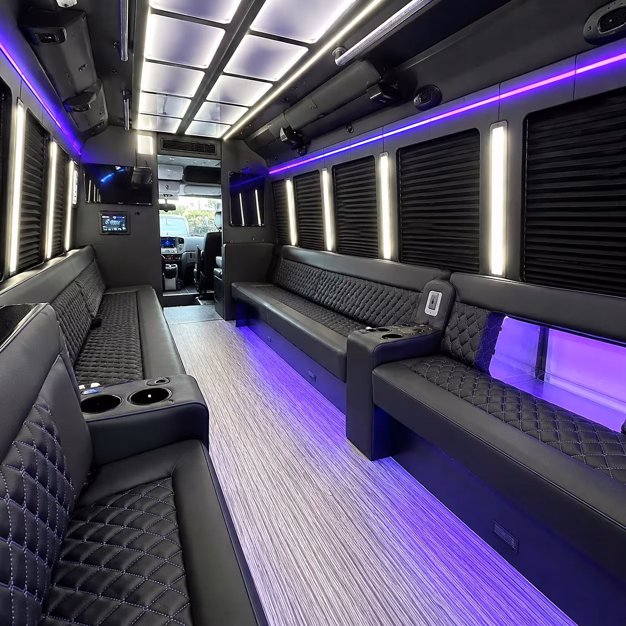 rio rancho party bus interior