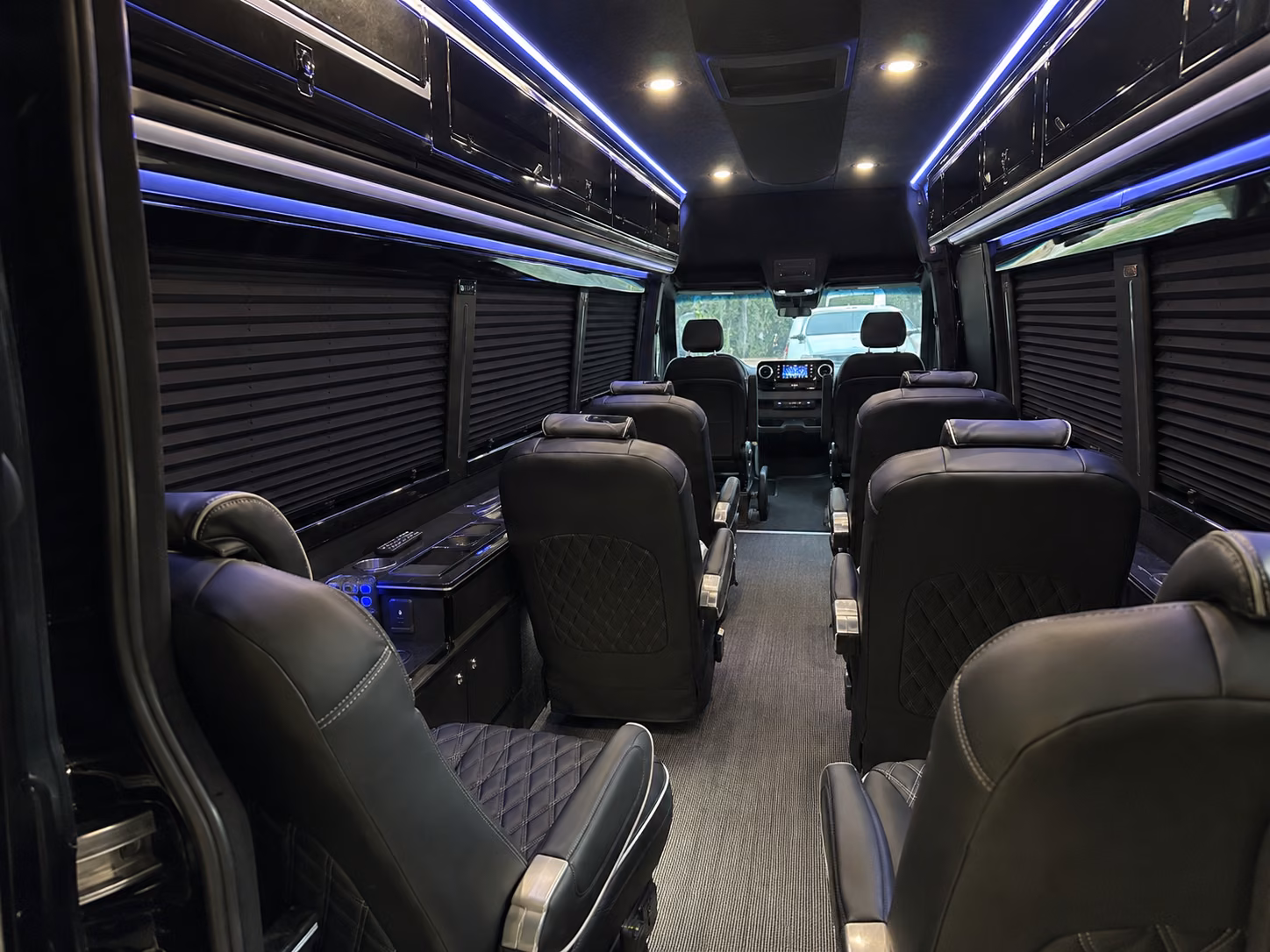 rio rancho sprinter van with driver inside